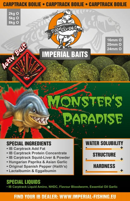 IB Carptrack Monster's Paradise Activ Bait Boilie