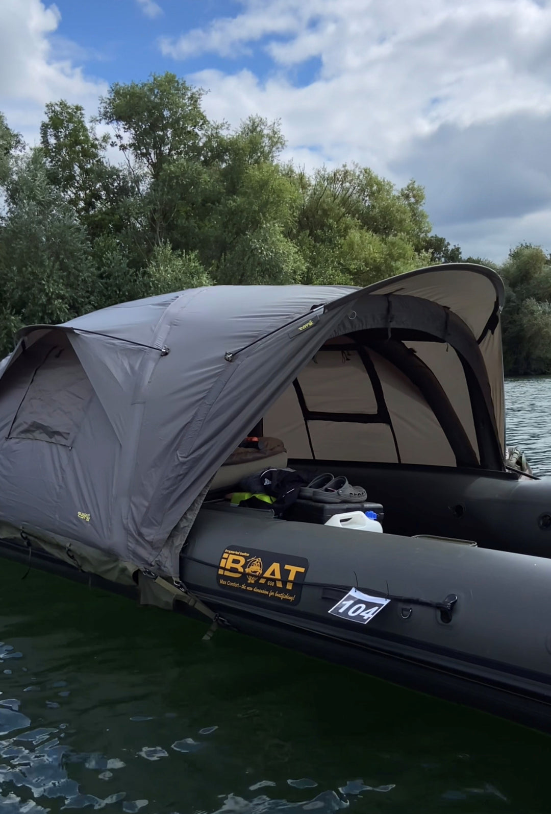 fishing tent boat Buy a large 6.5m long inflatable boat for fishing from the boat online –  Imperial Fishing GmbH