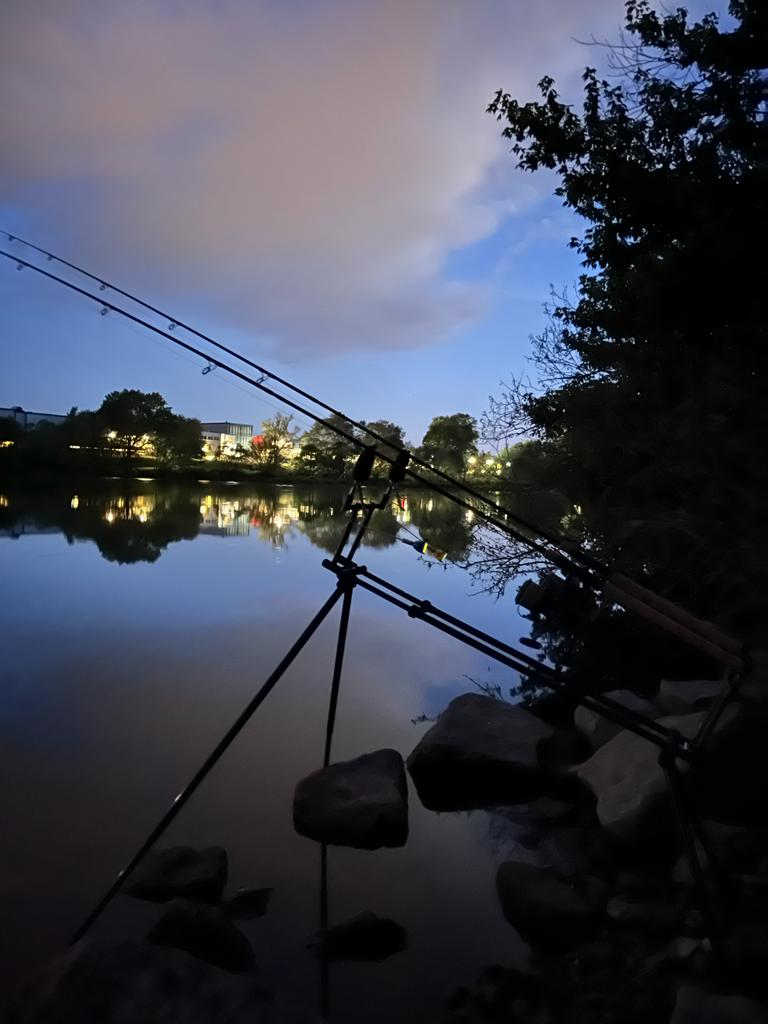 Ensemble Triple Canne à Carpe Ultimate Adventure - 3 Cannes 12ft 3lbs + Moulinets 8000 + Rod Pod + Alarmes