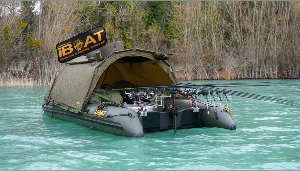 IBOAT 500 - large 5m inflatable boat, stationary fishing, spending the  night – Imperial Fishing GmbH
