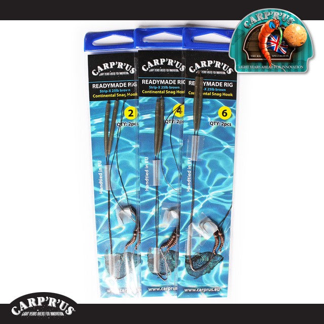Carp'r'us - Strip -X Rig 25LB (finished) - Continental Snag Hook ...
